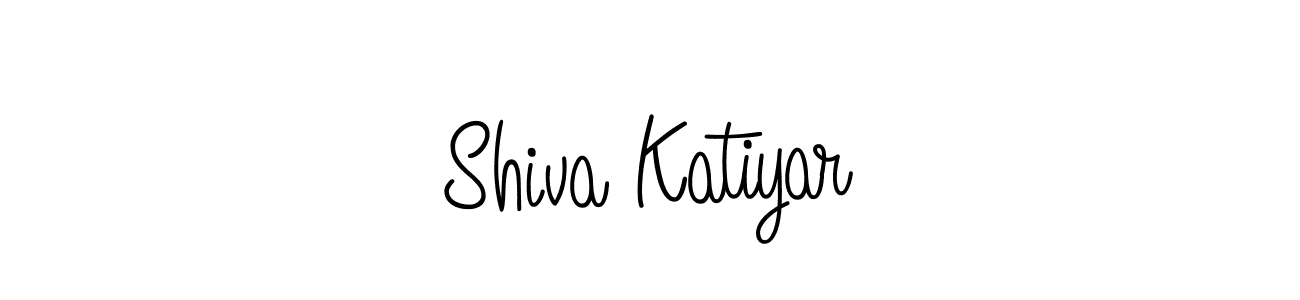Shiva Katiyar stylish signature style. Best Handwritten Sign (Angelique-Rose-font-FFP) for my name. Handwritten Signature Collection Ideas for my name Shiva Katiyar. Shiva Katiyar signature style 5 images and pictures png