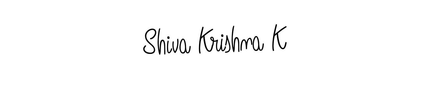 It looks lik you need a new signature style for name Shiva Krishna K. Design unique handwritten (Angelique-Rose-font-FFP) signature with our free signature maker in just a few clicks. Shiva Krishna K signature style 5 images and pictures png