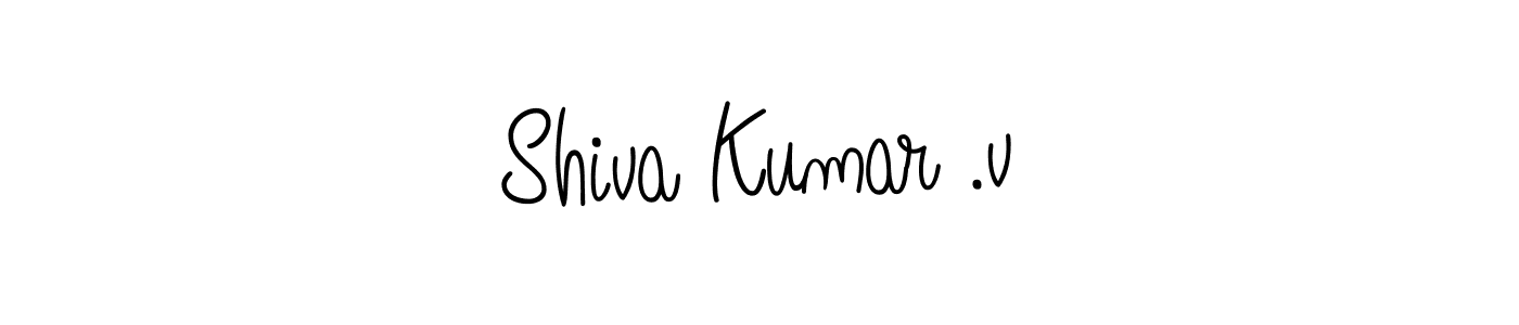 Also You can easily find your signature by using the search form. We will create Shiva Kumar .v name handwritten signature images for you free of cost using Angelique-Rose-font-FFP sign style. Shiva Kumar .v signature style 5 images and pictures png