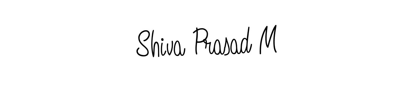 How to Draw Shiva Prasad M signature style? Angelique-Rose-font-FFP is a latest design signature styles for name Shiva Prasad M. Shiva Prasad M signature style 5 images and pictures png