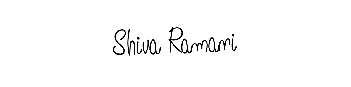 Design your own signature with our free online signature maker. With this signature software, you can create a handwritten (Angelique-Rose-font-FFP) signature for name Shiva Ramani. Shiva Ramani signature style 5 images and pictures png