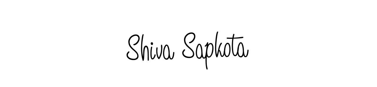 Shiva Sapkota stylish signature style. Best Handwritten Sign (Angelique-Rose-font-FFP) for my name. Handwritten Signature Collection Ideas for my name Shiva Sapkota. Shiva Sapkota signature style 5 images and pictures png