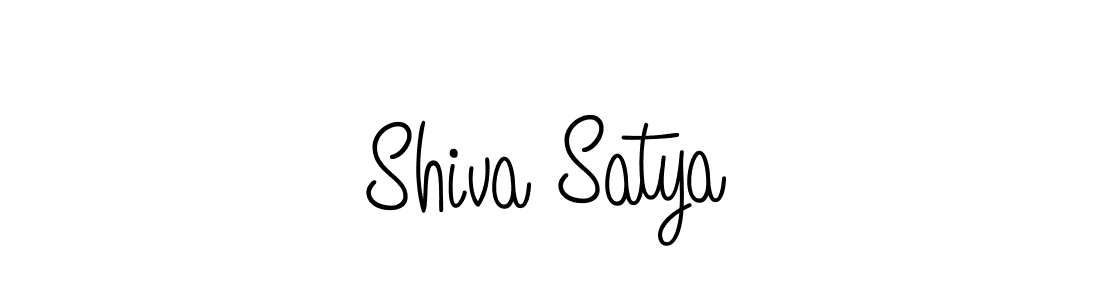 How to make Shiva Satya signature? Angelique-Rose-font-FFP is a professional autograph style. Create handwritten signature for Shiva Satya name. Shiva Satya signature style 5 images and pictures png