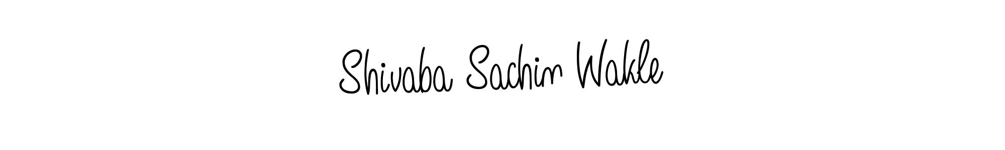 You should practise on your own different ways (Angelique-Rose-font-FFP) to write your name (Shivaba Sachin Wakle) in signature. don't let someone else do it for you. Shivaba Sachin Wakle signature style 5 images and pictures png