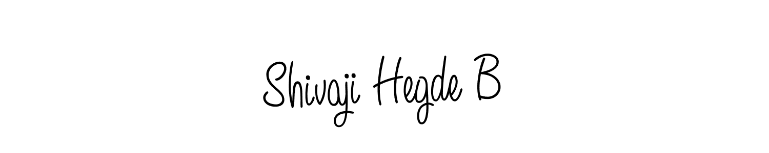 How to make Shivaji Hegde B signature? Angelique-Rose-font-FFP is a professional autograph style. Create handwritten signature for Shivaji Hegde B name. Shivaji Hegde B signature style 5 images and pictures png