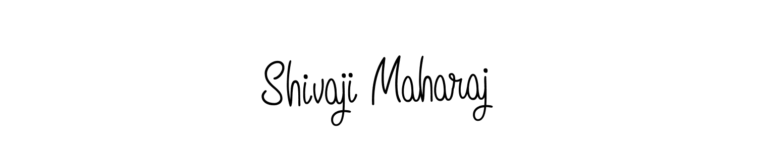 You should practise on your own different ways (Angelique-Rose-font-FFP) to write your name (Shivaji Maharaj) in signature. don't let someone else do it for you. Shivaji Maharaj signature style 5 images and pictures png