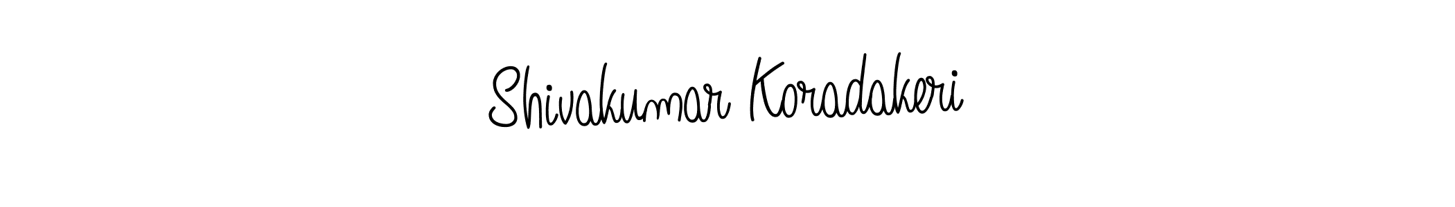 Make a beautiful signature design for name Shivakumar Koradakeri. With this signature (Angelique-Rose-font-FFP) style, you can create a handwritten signature for free. Shivakumar Koradakeri signature style 5 images and pictures png