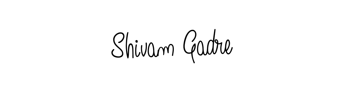 Shivam Gadre stylish signature style. Best Handwritten Sign (Angelique-Rose-font-FFP) for my name. Handwritten Signature Collection Ideas for my name Shivam Gadre. Shivam Gadre signature style 5 images and pictures png