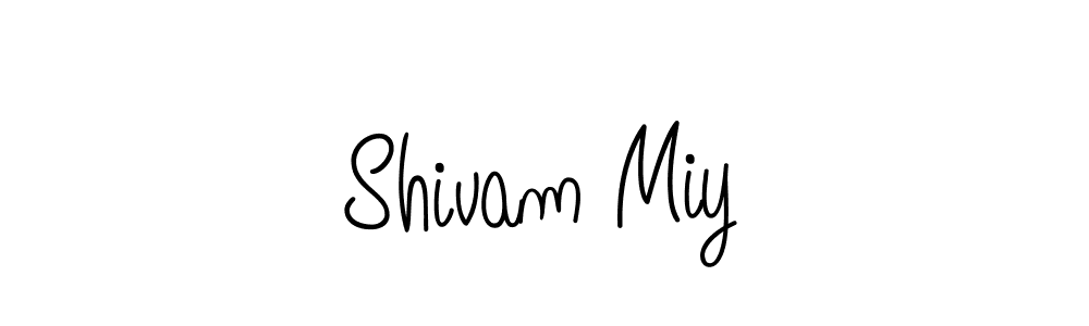 Also we have Shivam Miy name is the best signature style. Create professional handwritten signature collection using Angelique-Rose-font-FFP autograph style. Shivam Miy signature style 5 images and pictures png