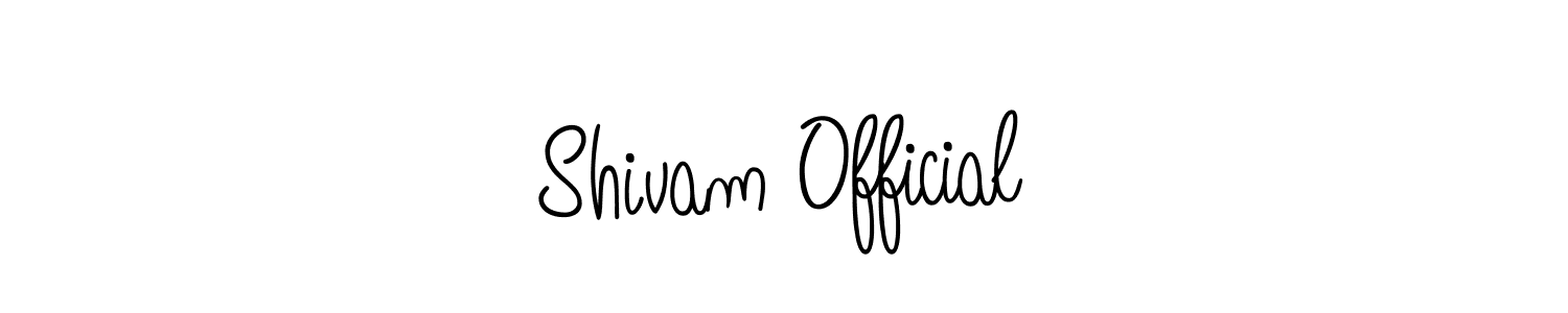 Also we have Shivam Official name is the best signature style. Create professional handwritten signature collection using Angelique-Rose-font-FFP autograph style. Shivam Official signature style 5 images and pictures png