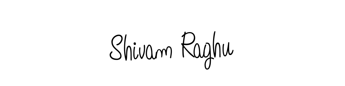 Make a beautiful signature design for name Shivam Raghu. With this signature (Angelique-Rose-font-FFP) style, you can create a handwritten signature for free. Shivam Raghu signature style 5 images and pictures png
