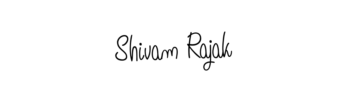 How to make Shivam Rajak name signature. Use Angelique-Rose-font-FFP style for creating short signs online. This is the latest handwritten sign. Shivam Rajak signature style 5 images and pictures png