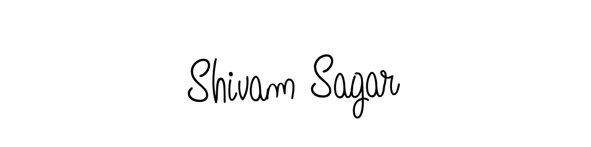 Use a signature maker to create a handwritten signature online. With this signature software, you can design (Angelique-Rose-font-FFP) your own signature for name Shivam Sagar. Shivam Sagar signature style 5 images and pictures png