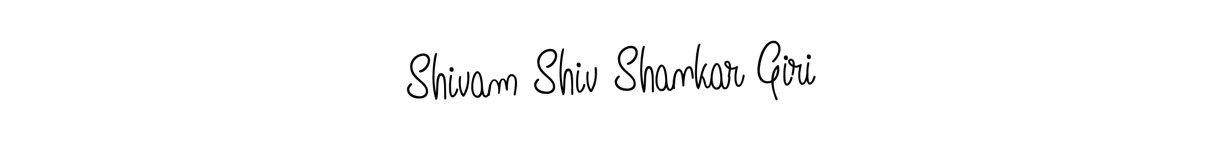 The best way (Angelique-Rose-font-FFP) to make a short signature is to pick only two or three words in your name. The name Shivam Shiv Shankar Giri include a total of six letters. For converting this name. Shivam Shiv Shankar Giri signature style 5 images and pictures png