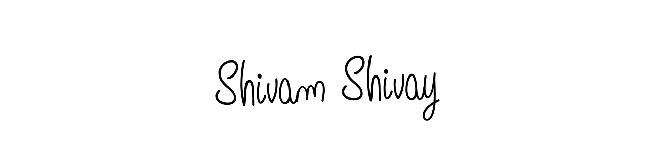 Shivam Shivay stylish signature style. Best Handwritten Sign (Angelique-Rose-font-FFP) for my name. Handwritten Signature Collection Ideas for my name Shivam Shivay. Shivam Shivay signature style 5 images and pictures png