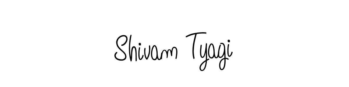 Use a signature maker to create a handwritten signature online. With this signature software, you can design (Angelique-Rose-font-FFP) your own signature for name Shivam Tyagi. Shivam Tyagi signature style 5 images and pictures png