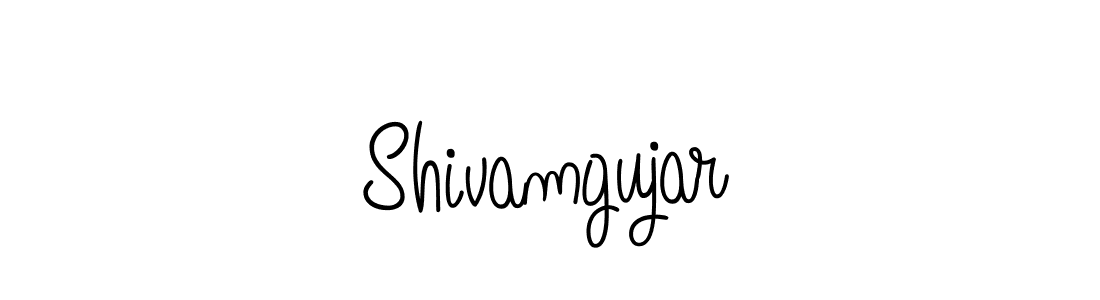 Design your own signature with our free online signature maker. With this signature software, you can create a handwritten (Angelique-Rose-font-FFP) signature for name Shivamgujar. Shivamgujar signature style 5 images and pictures png