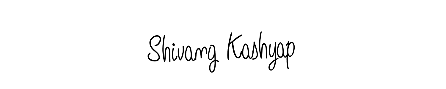 Make a short Shivang Kashyap signature style. Manage your documents anywhere anytime using Angelique-Rose-font-FFP. Create and add eSignatures, submit forms, share and send files easily. Shivang Kashyap signature style 5 images and pictures png