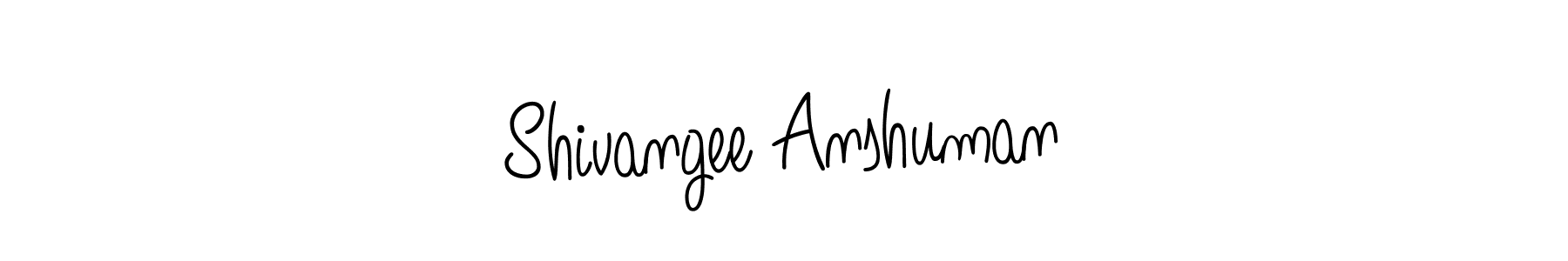 if you are searching for the best signature style for your name Shivangee Anshuman. so please give up your signature search. here we have designed multiple signature styles  using Angelique-Rose-font-FFP. Shivangee Anshuman signature style 5 images and pictures png