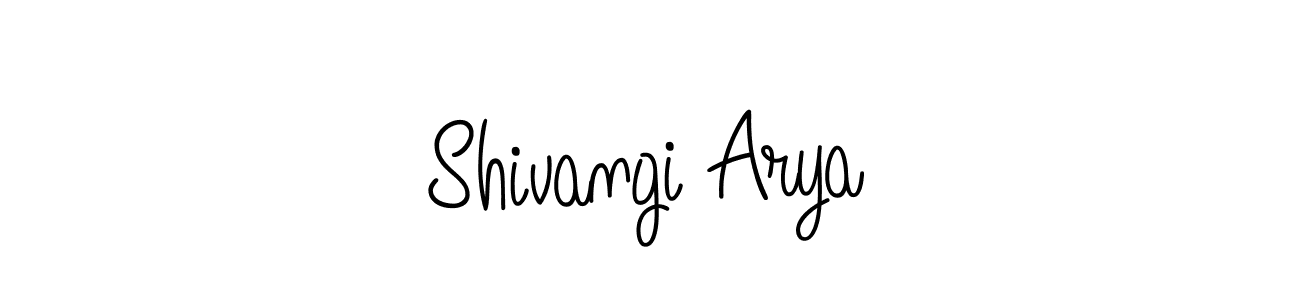 Angelique-Rose-font-FFP is a professional signature style that is perfect for those who want to add a touch of class to their signature. It is also a great choice for those who want to make their signature more unique. Get Shivangi Arya name to fancy signature for free. Shivangi Arya signature style 5 images and pictures png