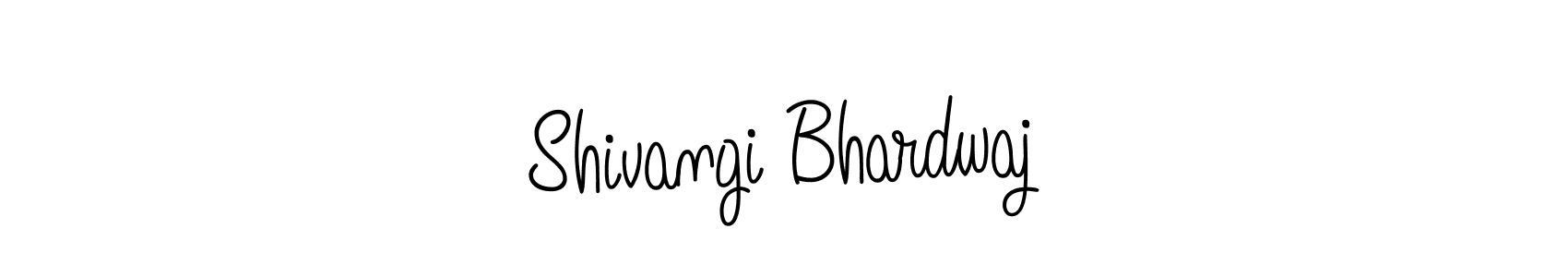 Make a beautiful signature design for name Shivangi Bhardwaj. With this signature (Angelique-Rose-font-FFP) style, you can create a handwritten signature for free. Shivangi Bhardwaj signature style 5 images and pictures png