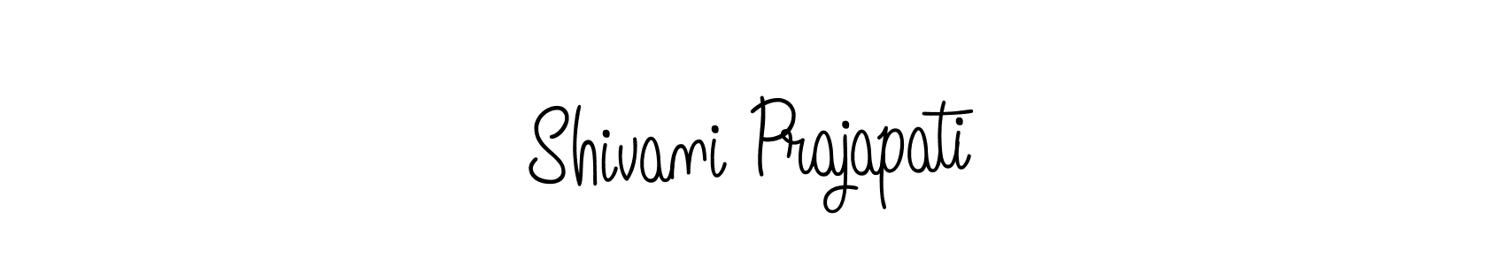 Make a beautiful signature design for name Shivani Prajapati. Use this online signature maker to create a handwritten signature for free. Shivani Prajapati signature style 5 images and pictures png
