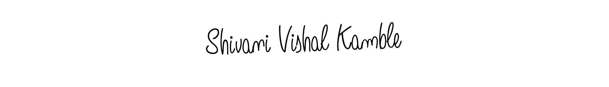 Also we have Shivani Vishal Kamble name is the best signature style. Create professional handwritten signature collection using Angelique-Rose-font-FFP autograph style. Shivani Vishal Kamble signature style 5 images and pictures png