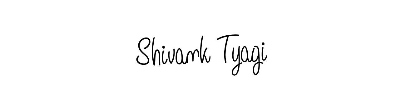 Use a signature maker to create a handwritten signature online. With this signature software, you can design (Angelique-Rose-font-FFP) your own signature for name Shivank Tyagi. Shivank Tyagi signature style 5 images and pictures png