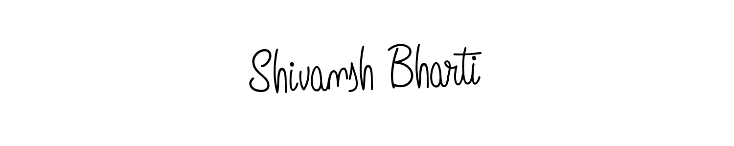 You can use this online signature creator to create a handwritten signature for the name Shivansh Bharti. This is the best online autograph maker. Shivansh Bharti signature style 5 images and pictures png