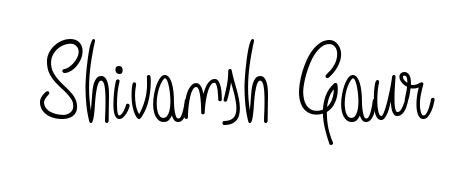 Create your official email sign-off with Shivansh Gaur name in Angelique-Rose-font-FFP style. Crisp, clean, and perfectly legible across all screens. Shivansh Gaur signature style 5 images and pictures png
