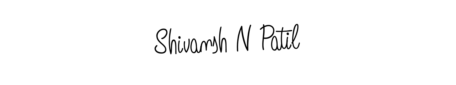 Check out images of Autograph of Shivansh N Patil name. Actor Shivansh N Patil Signature Style. Angelique-Rose-font-FFP is a professional sign style online. Shivansh N Patil signature style 5 images and pictures png