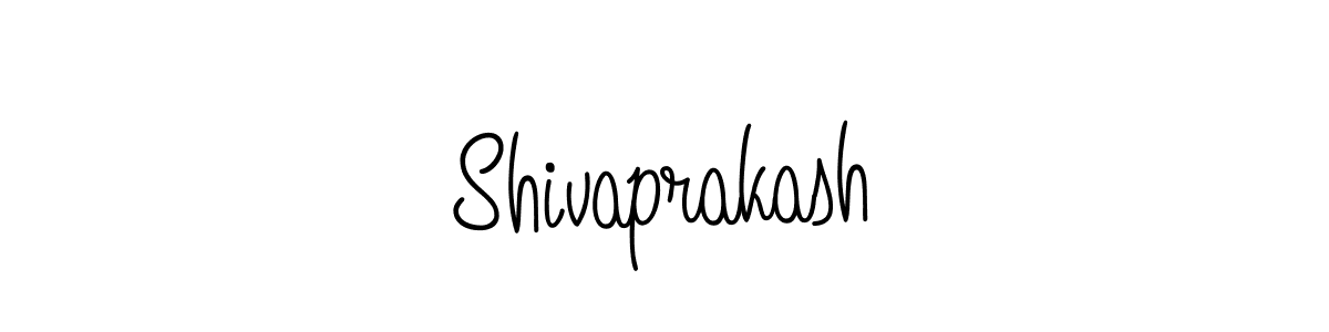 Create a beautiful signature design for name Shivaprakash. With this signature (Angelique-Rose-font-FFP) fonts, you can make a handwritten signature for free. Shivaprakash signature style 5 images and pictures png
