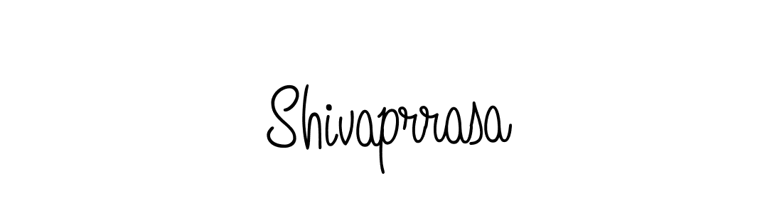 How to make Shivaprrasa signature? Angelique-Rose-font-FFP is a professional autograph style. Create handwritten signature for Shivaprrasa name. Shivaprrasa signature style 5 images and pictures png