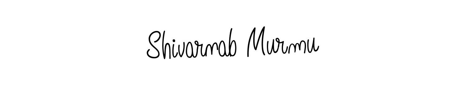 You should practise on your own different ways (Angelique-Rose-font-FFP) to write your name (Shivarnab Murmu) in signature. don't let someone else do it for you. Shivarnab Murmu signature style 5 images and pictures png