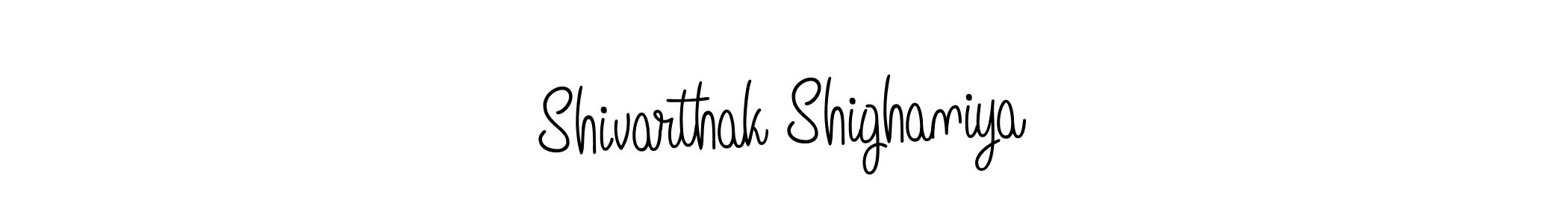 Design your own signature with our free online signature maker. With this signature software, you can create a handwritten (Angelique-Rose-font-FFP) signature for name Shivarthak Shighaniya. Shivarthak Shighaniya signature style 5 images and pictures png
