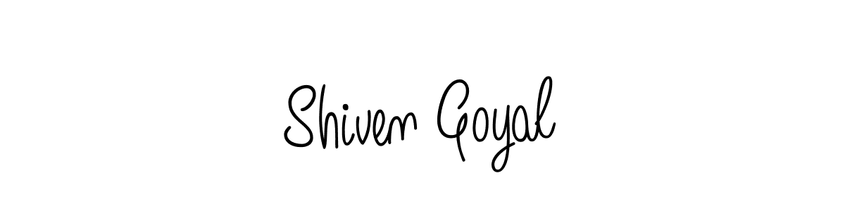 Make a beautiful signature design for name Shiven Goyal. Use this online signature maker to create a handwritten signature for free. Shiven Goyal signature style 5 images and pictures png