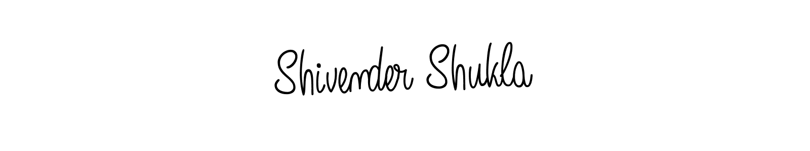 Shivender Shukla stylish signature style. Best Handwritten Sign (Angelique-Rose-font-FFP) for my name. Handwritten Signature Collection Ideas for my name Shivender Shukla. Shivender Shukla signature style 5 images and pictures png