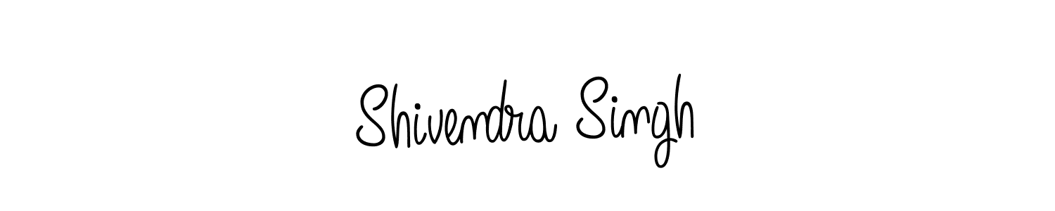 Create a beautiful signature design for name Shivendra Singh. With this signature (Angelique-Rose-font-FFP) fonts, you can make a handwritten signature for free. Shivendra Singh signature style 5 images and pictures png