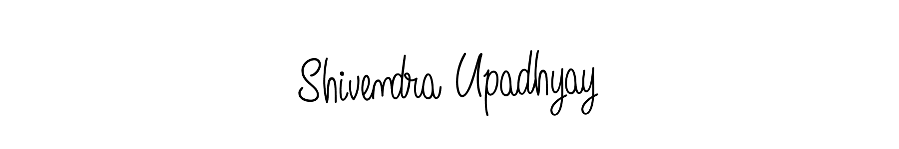 Use a signature maker to create a handwritten signature online. With this signature software, you can design (Angelique-Rose-font-FFP) your own signature for name Shivendra Upadhyay. Shivendra Upadhyay signature style 5 images and pictures png