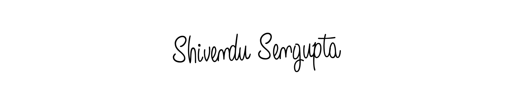Make a beautiful signature design for name Shivendu Sengupta. With this signature (Angelique-Rose-font-FFP) style, you can create a handwritten signature for free. Shivendu Sengupta signature style 5 images and pictures png
