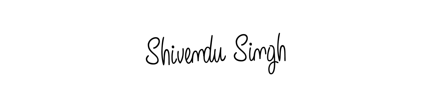 How to make Shivendu Singh name signature. Use Angelique-Rose-font-FFP style for creating short signs online. This is the latest handwritten sign. Shivendu Singh signature style 5 images and pictures png