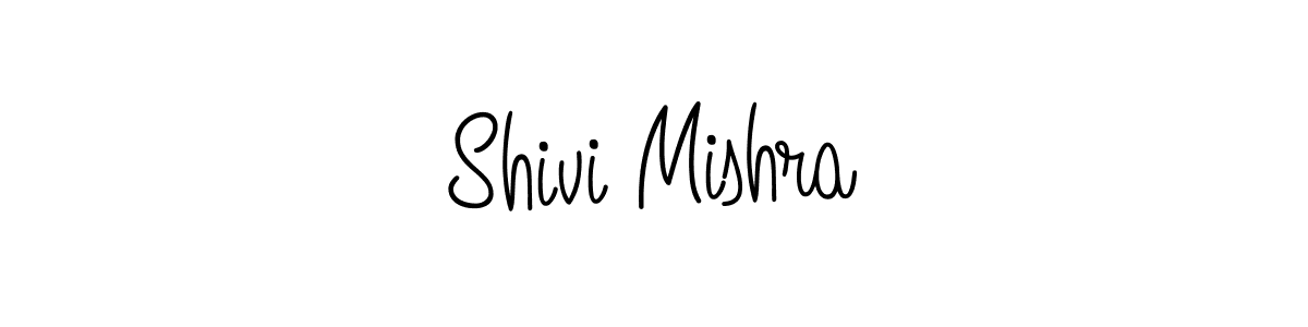 Make a beautiful signature design for name Shivi Mishra. With this signature (Angelique-Rose-font-FFP) style, you can create a handwritten signature for free. Shivi Mishra signature style 5 images and pictures png