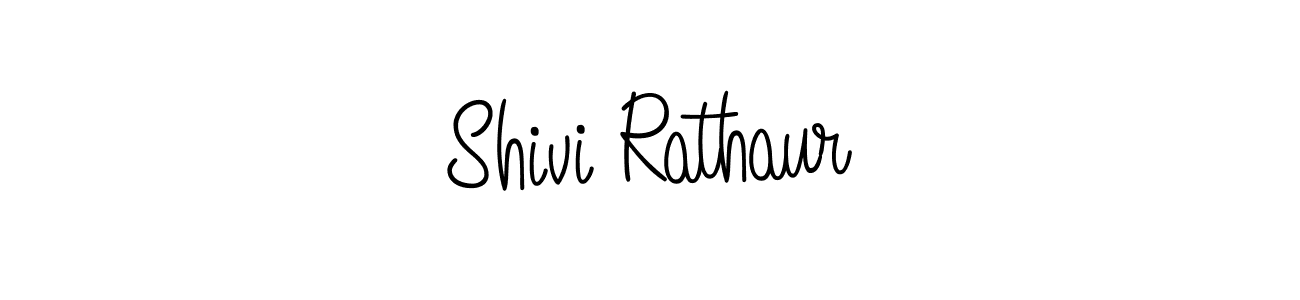 How to make Shivi Rathaur name signature. Use Angelique-Rose-font-FFP style for creating short signs online. This is the latest handwritten sign. Shivi Rathaur signature style 5 images and pictures png