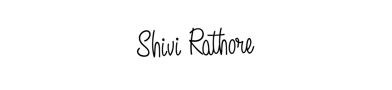 The best way (Angelique-Rose-font-FFP) to make a short signature is to pick only two or three words in your name. The name Shivi Rathore include a total of six letters. For converting this name. Shivi Rathore signature style 5 images and pictures png