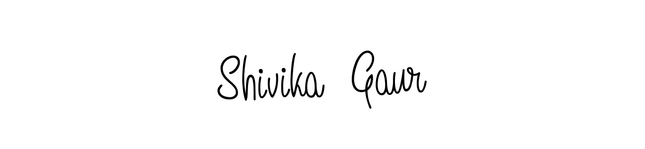 Once you've used our free online signature maker to create your best signature Angelique-Rose-font-FFP style, it's time to enjoy all of the benefits that Shivika  Gaur name signing documents. Shivika  Gaur signature style 5 images and pictures png