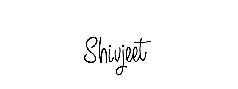 You should practise on your own different ways (Angelique-Rose-font-FFP) to write your name (Shivjeet) in signature. don't let someone else do it for you. Shivjeet signature style 5 images and pictures png