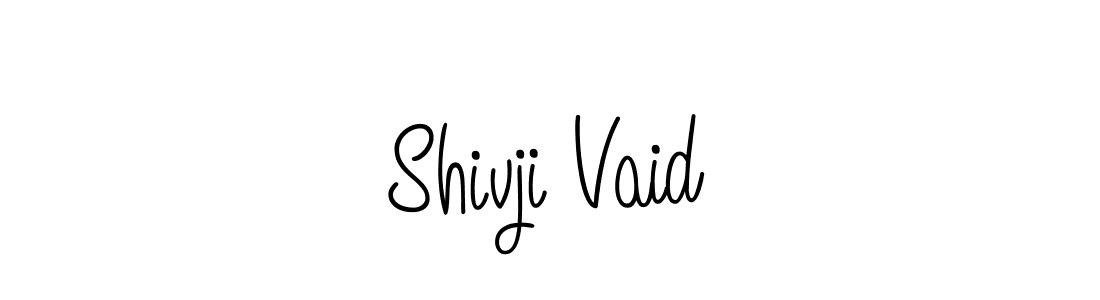 Design your own signature with our free online signature maker. With this signature software, you can create a handwritten (Angelique-Rose-font-FFP) signature for name Shivji Vaid. Shivji Vaid signature style 5 images and pictures png