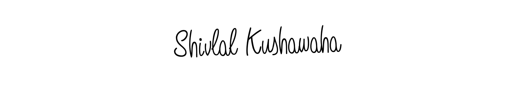 Design your own signature with our free online signature maker. With this signature software, you can create a handwritten (Angelique-Rose-font-FFP) signature for name Shivlal Kushawaha. Shivlal Kushawaha signature style 5 images and pictures png