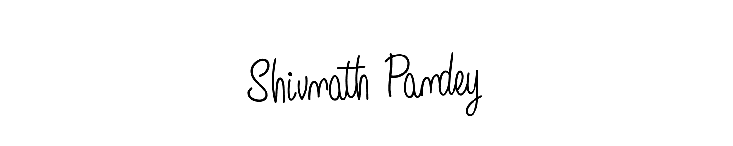 Shivnath Pandey stylish signature style. Best Handwritten Sign (Angelique-Rose-font-FFP) for my name. Handwritten Signature Collection Ideas for my name Shivnath Pandey. Shivnath Pandey signature style 5 images and pictures png