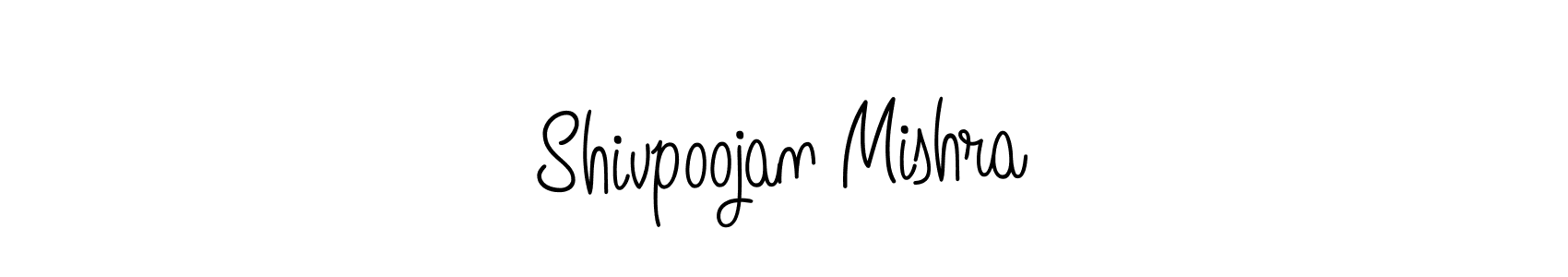 How to make Shivpoojan Mishra name signature. Use Angelique-Rose-font-FFP style for creating short signs online. This is the latest handwritten sign. Shivpoojan Mishra signature style 5 images and pictures png